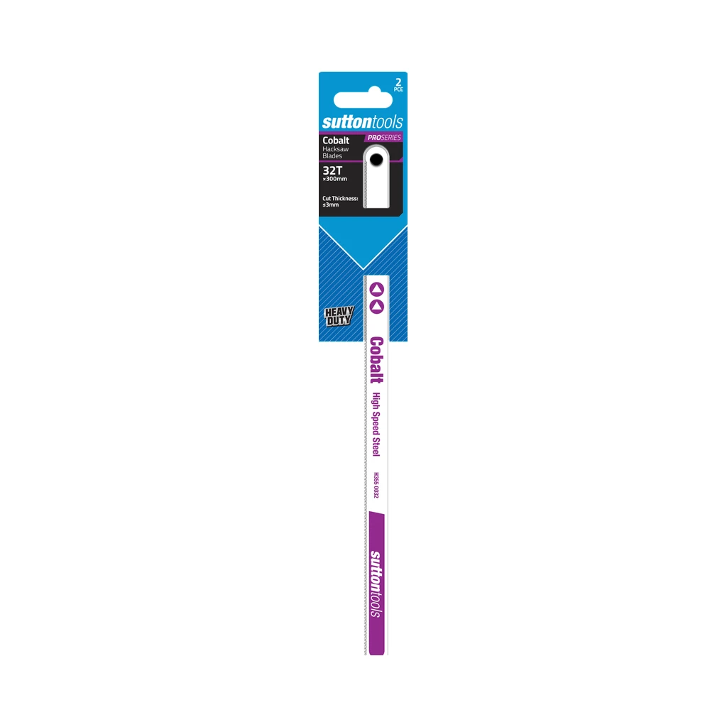 Sutton Tools H3550032 Hacksaw Blade Cobalt 300mm 32tpi Sutton Tools H3550032 Hacksaw Blade Cobalt 300mm 32tpi