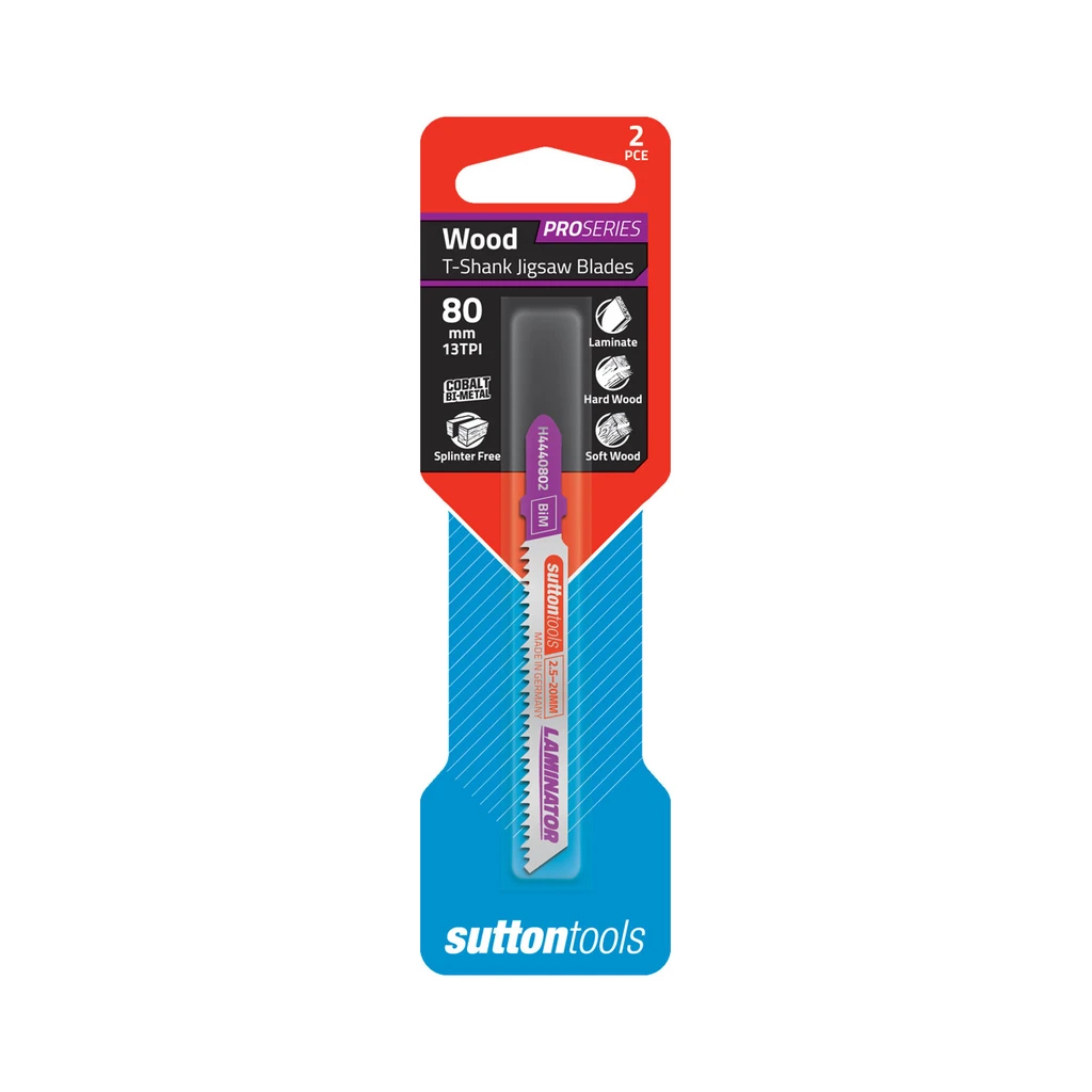 Sutton Tools H4440802 Jigsaw Blade Bim Laminate 80mm Sutton Tools H4440802 Jigsaw Blade Bim Laminate 80mm