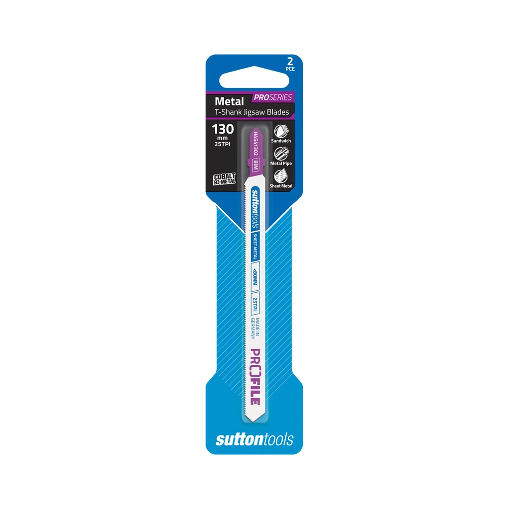 Sutton Tools H4541302 Jigsaw Blade Bim Metal Profile 130mm Sutton Tools H4541302 Jigsaw Blade Bim Metal Profile 130mm