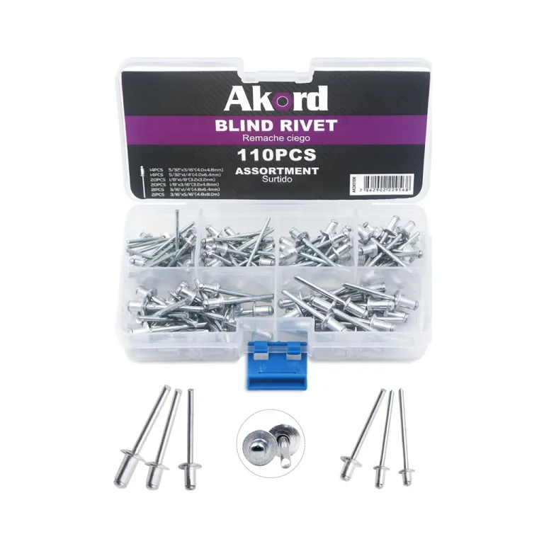 Blind Rivet Assortment Kit 110PCS