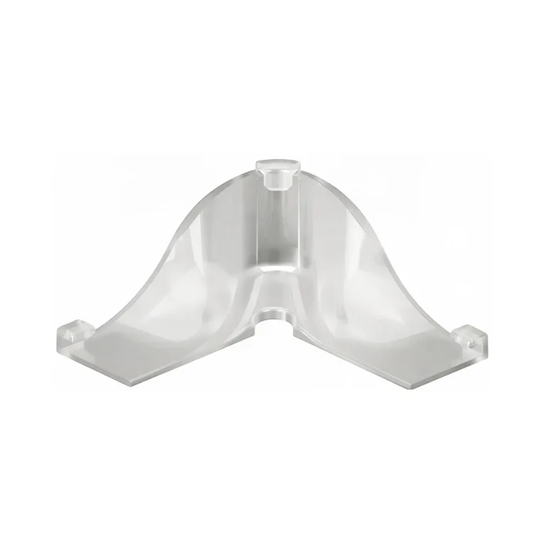 Corner guidance 90°, Häfele Loox5 for LED strip lights up to 8 mm width Plastic, transparent