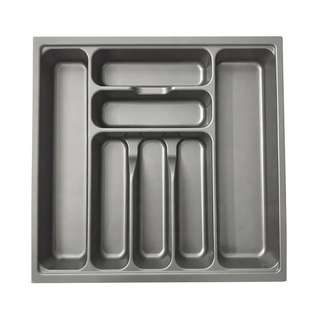 Cutlery Tray 600mm Cabinet, Grey ABS Cutlery Tray 600mm Cabinet, Grey ABS