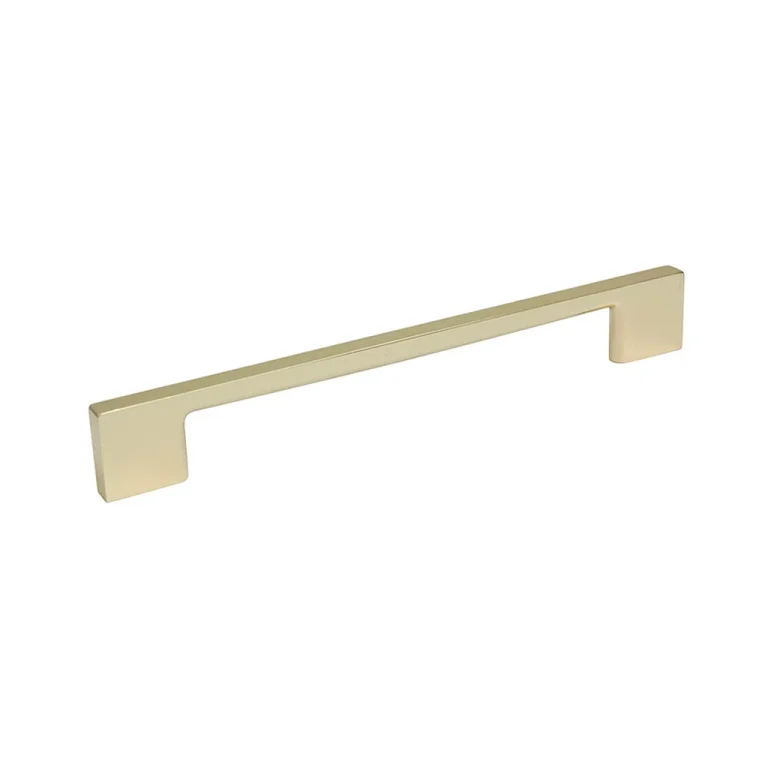 HH 3064 Square Cabinet Handle 160mm Brushed Brass / 160mm / Brushed Brass
