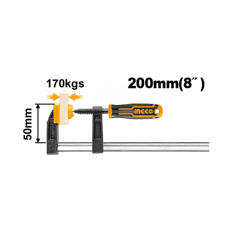 F Clamp 50x200mm Trade