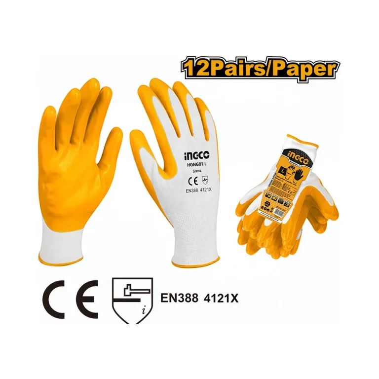 Gloves Nitrile L 12Pairs/pk