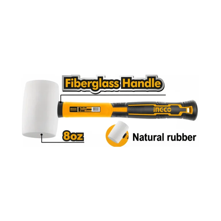 Rubber Mallet 220g White
