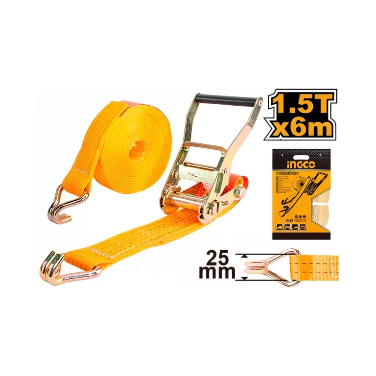 Tie Down Ratchet 1.5 ton x 6m