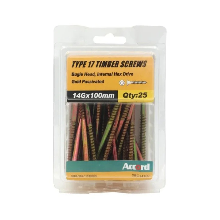 Screw BAT IH GP (#14x4")14-10X100 PB25