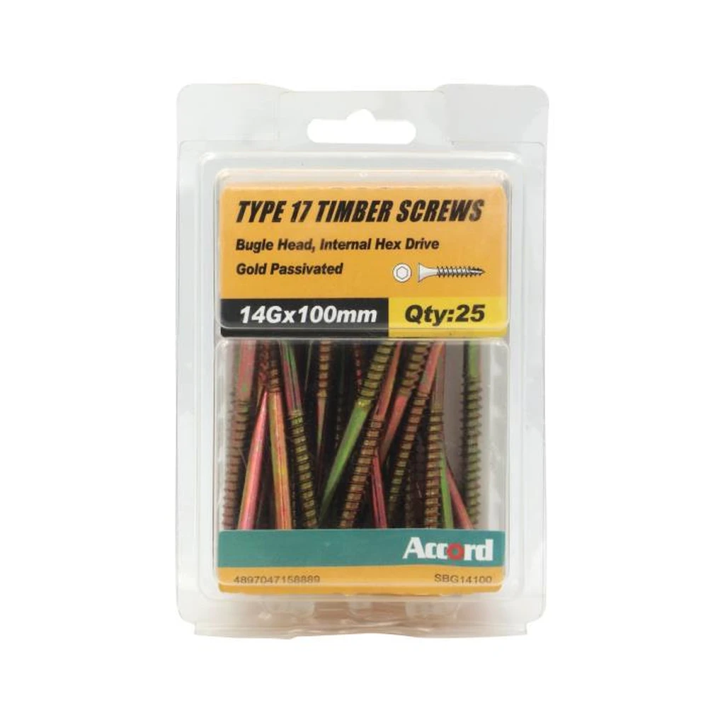 Screw BAT IH GP (#14x4")14-10X100 PB25 Screw BAT IH GP (#14x4")14-10X100 PB25
