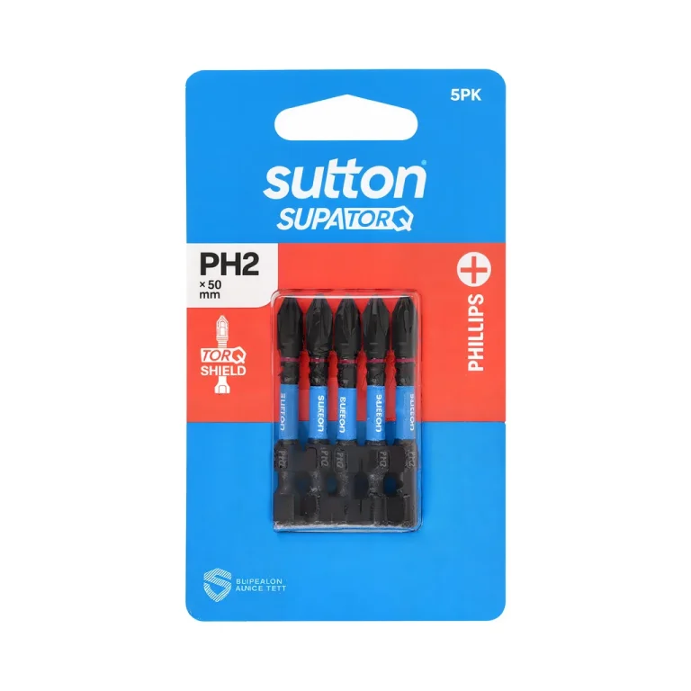 SCREWDRIVER BIT S200 SUPATORQ PHILLIPS PH2 50MM 5PK