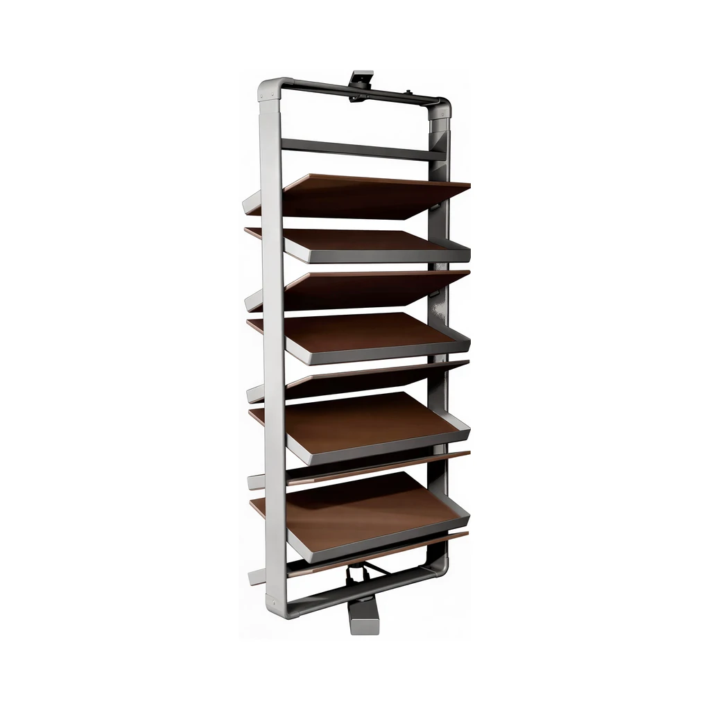 Shoe Rack, 6 or 12 Layers, Aluminium with Steel or Leather Shoe Rack, 6 or 12 Layers, Aluminium with Steel or Leather