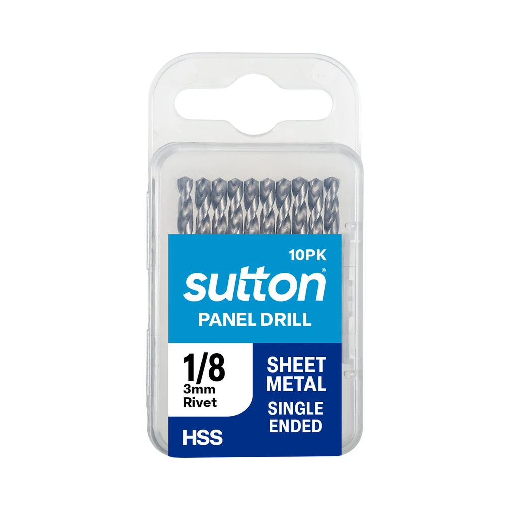 DRILL D132 PANEL SHORTIE HSS BRT 1/8ʺ (3.18MM) 10PK DRILL D132 PANEL SHORTIE HSS BRT 1/8ʺ (3.18MM) 10PK