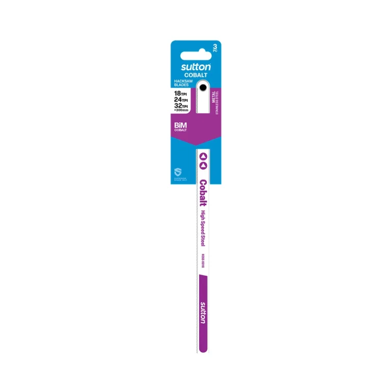 BLADE H355 HACKSAW COBALT 300MM 18,24,32TPI 3PC