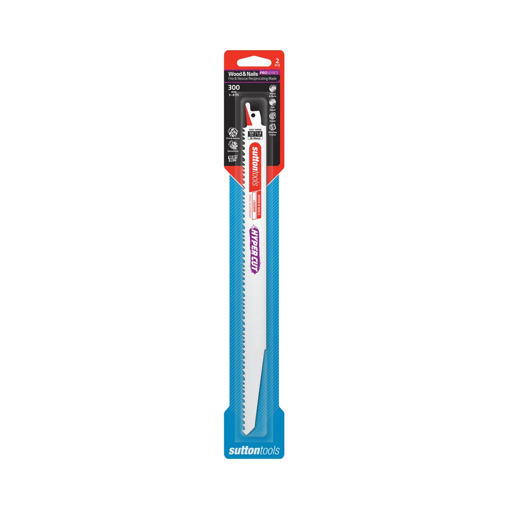 BLADE H507 RECIP BIM RESC DEMO HYP 300x22x1.57MM 5-8TPI 2PK BLADE H507 RECIP BIM RESC DEMO HYP 300x22x1.57MM 5-8TPI 2PK