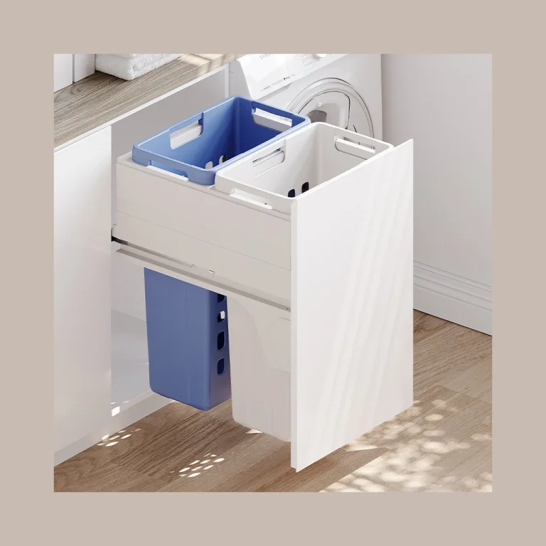 HH UM Soft-Close Laundry Hamper 600mm White