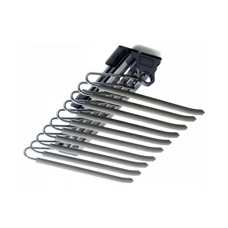 Top Mounted Single Pants Rack, Aluminium Alloy and Steel